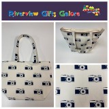 Large Tote Bag - Cameras Large Tote Bag - Cameras